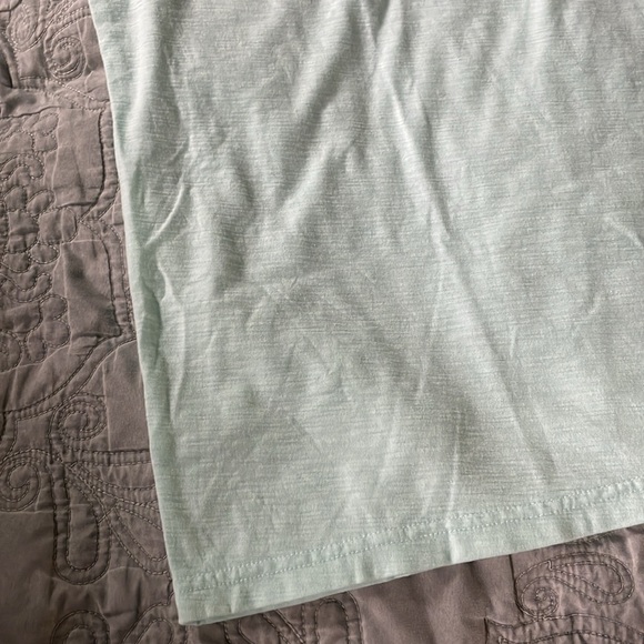 Pale Blue Sparkly Mickey Mouse Disney Shirt - Picture 6 of 10